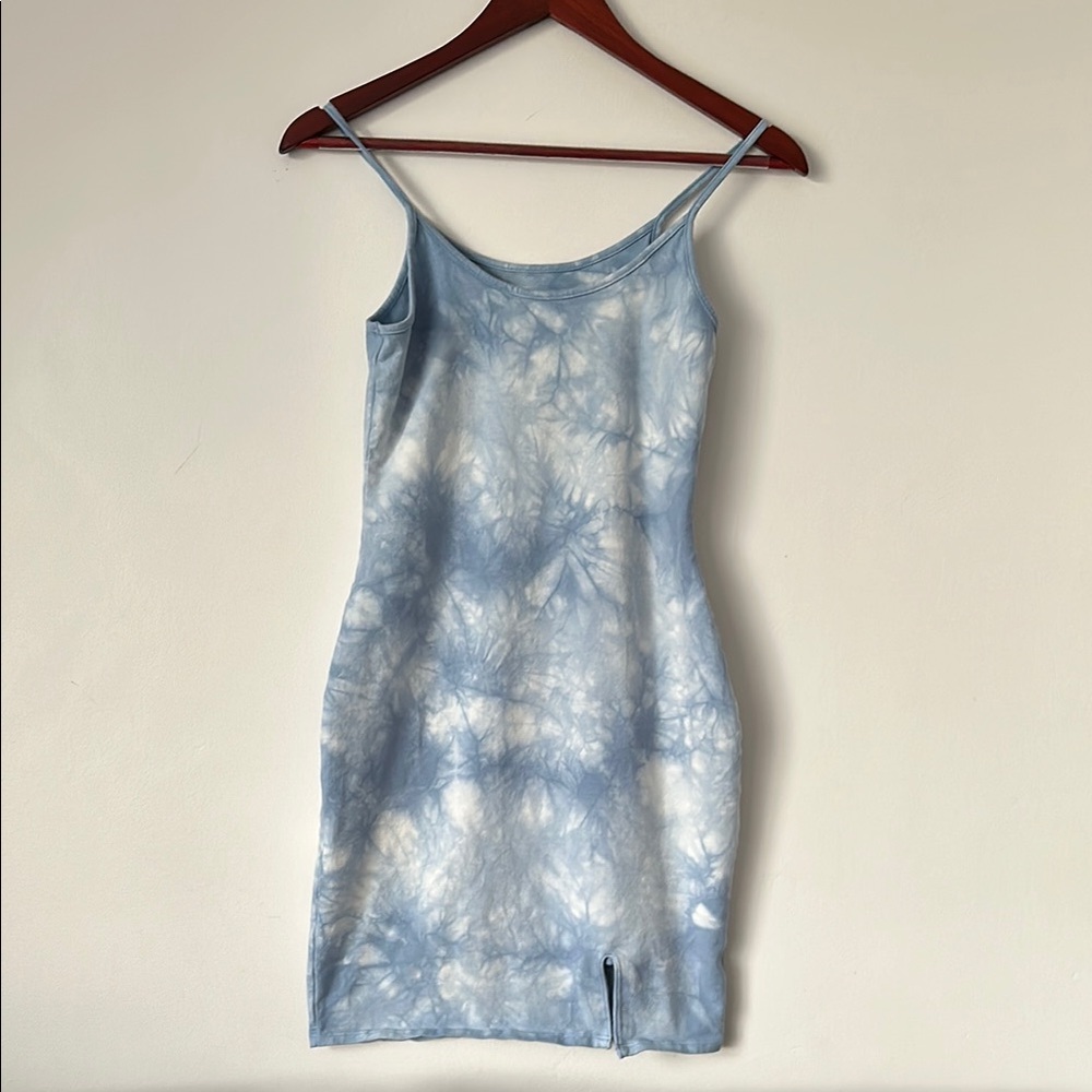 Wild fable Women’s Blue Tie-Dye Spaghetti Strap Dress Size L